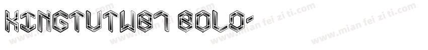 kingtutw01 bold字体转换